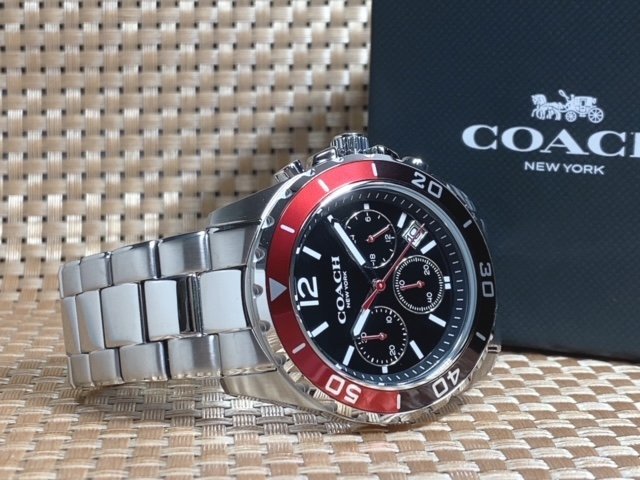 新品 COACH コーチ 正規品 腕時計 KENT ケント メンズ クオーツ