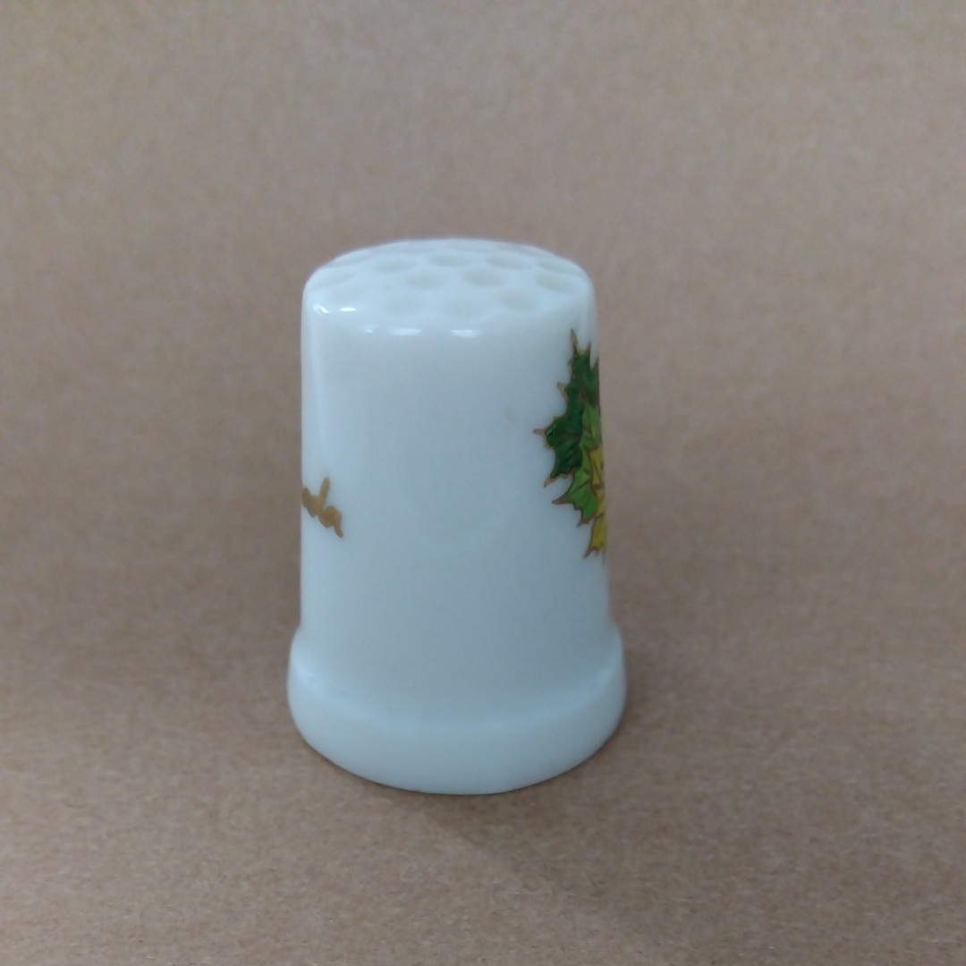 カナダ メープル シンブル 指貫 指ぬき 陶器製｜PayPayフリマ