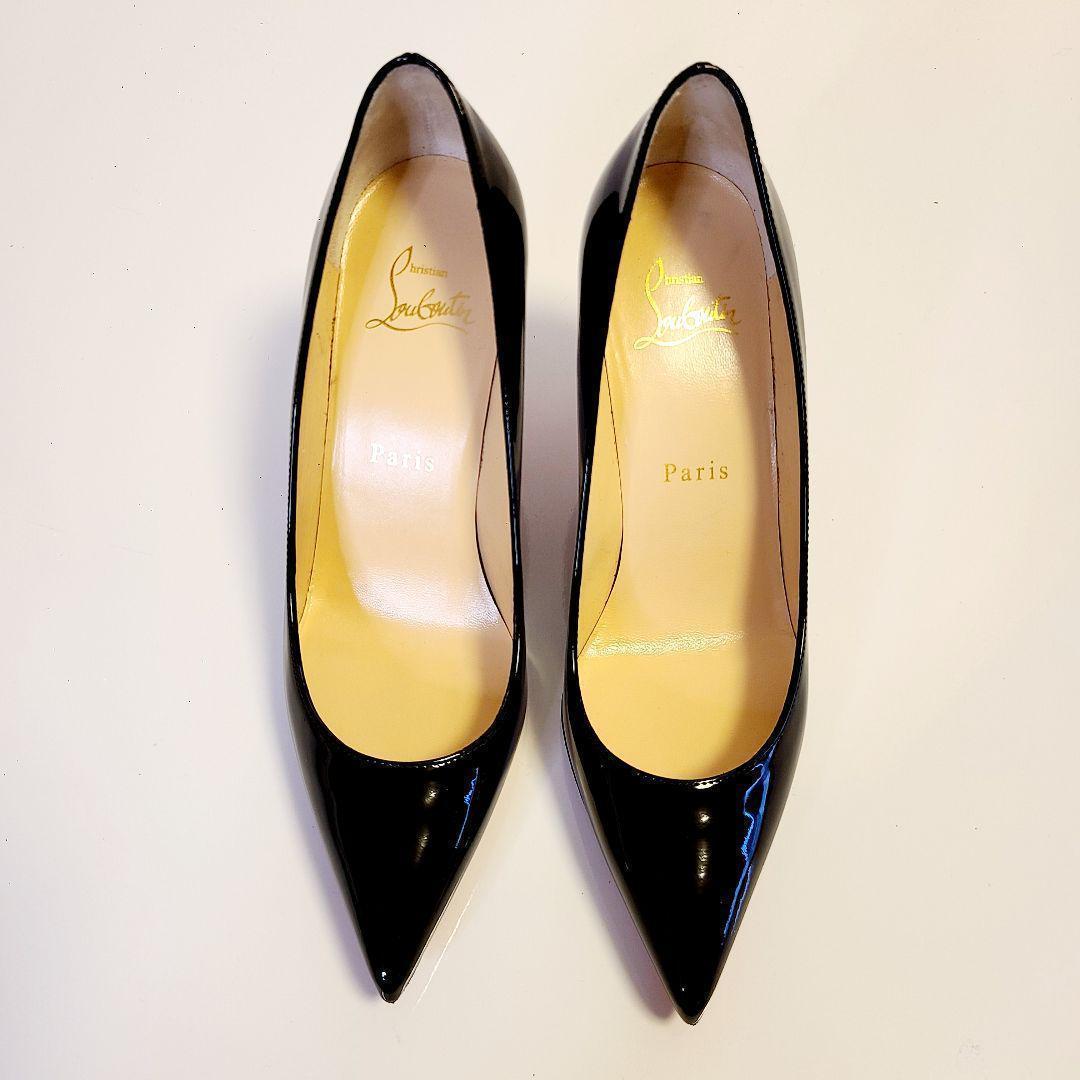 ChristianLouboutin】箱保存袋付KATE85PATENT 36 クリスチャンルヴタン