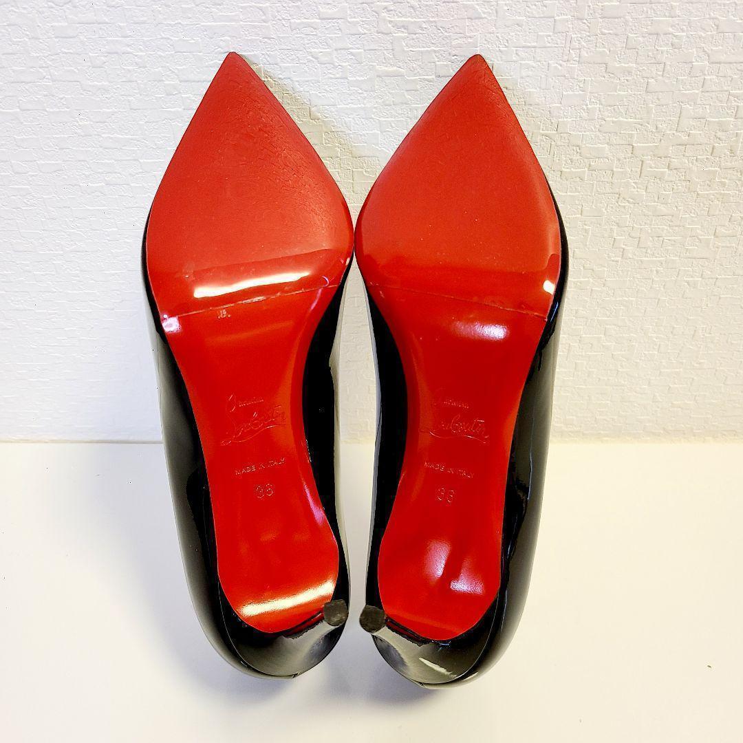 ChristianLouboutin】箱保存袋付KATE85PATENT 36 クリスチャンルヴタン