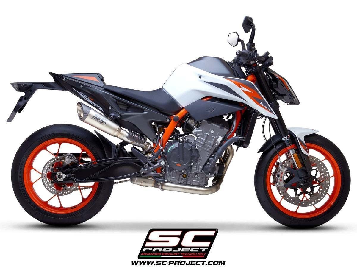 【国内在庫】 SC-PROJECT SCプロジェクト S1スリップオンサイレンサー バッフル付属 純正キャタライザー対応 KTM 890 DUKE '20-21 デューク_画像2