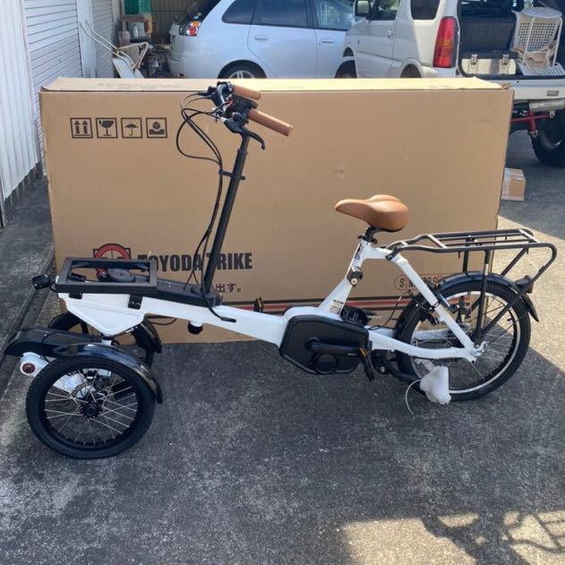 豊田トライク キャリー 大人の三輪車 自転車 お洒落電動自転車 豊田トライク キャリー 大人の三輪車 自転車 お洒落電動自転車