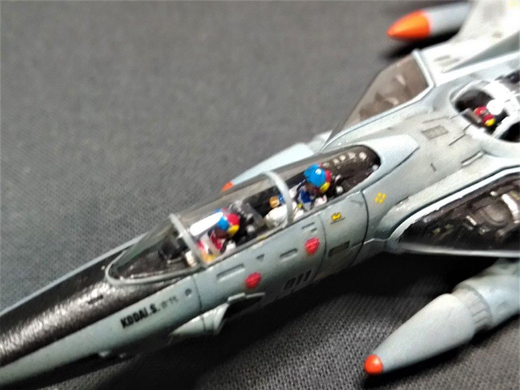 EXモデル 1/100 コスモタイガー2」塗装済み完成品 バンダイ 宇宙戦艦