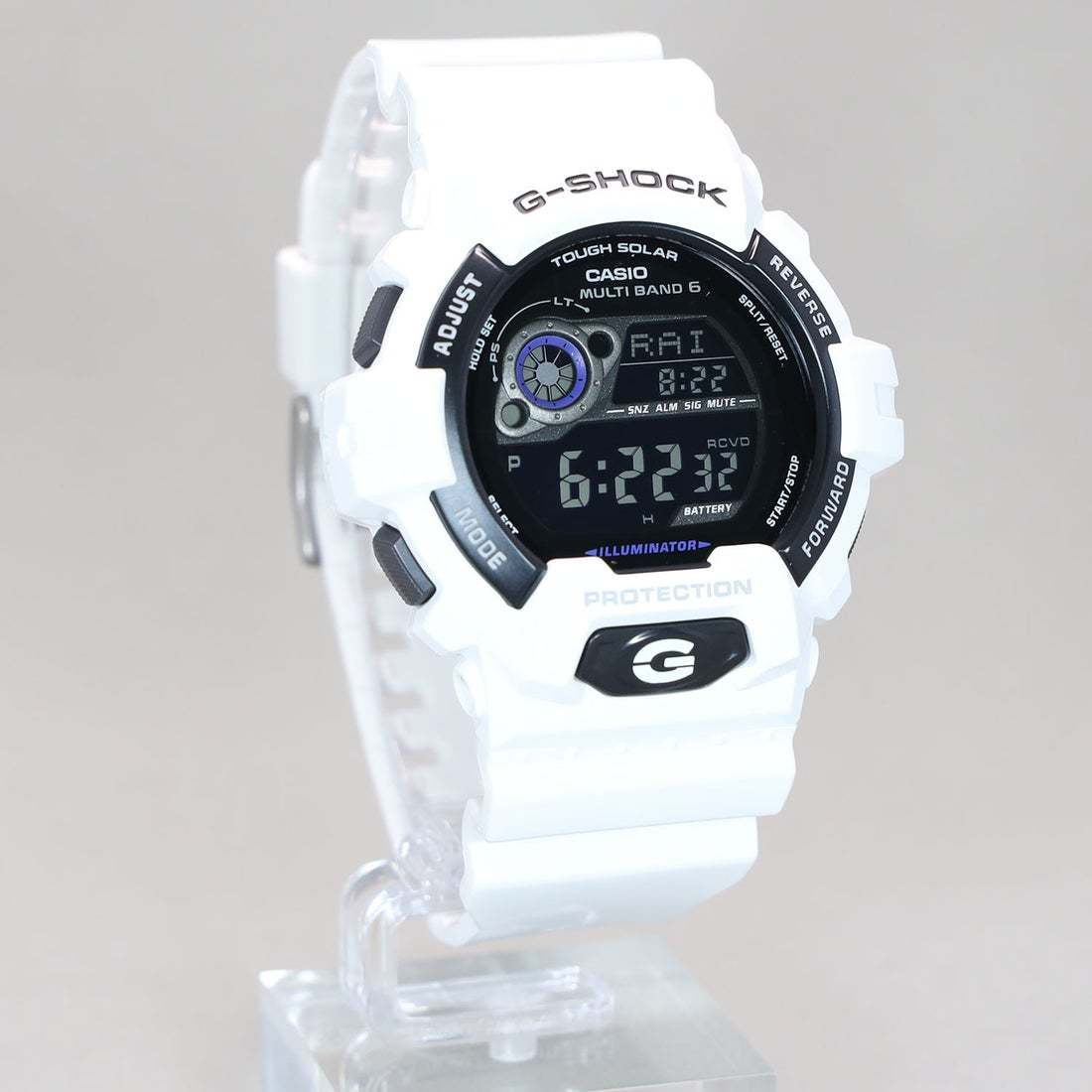 ジーショック カシオ 腕時計 電波ソーラー GW-8900A-7JF ホワイト