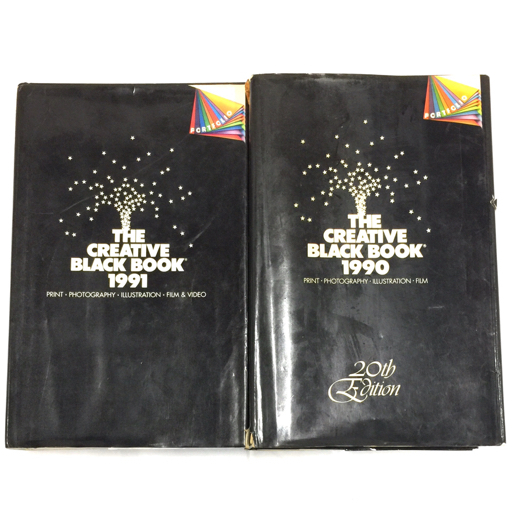 アート・デザイン・音楽 BLACK BOOK Yahoo!オークション - THE CREATIVE BLACK BOOK 1990 & 1991