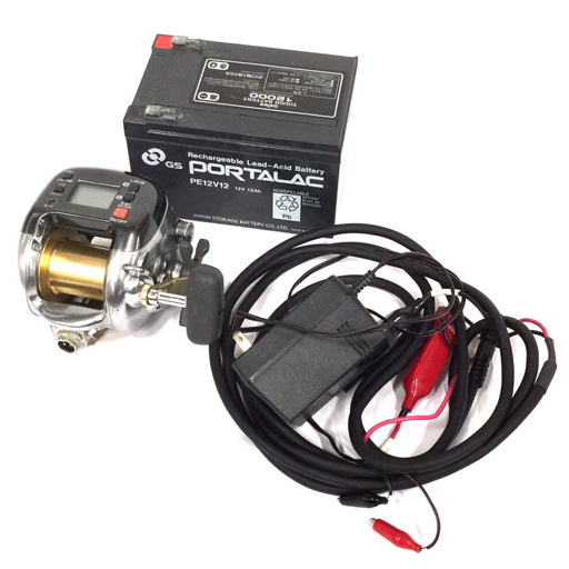SHIMANO 電動丸 3000XH 付属品完備 電動リール 釣具 動作確認済み SHIMANO 電動丸 3000XH 付属品完備 電動リール 釣具 動作確認済み