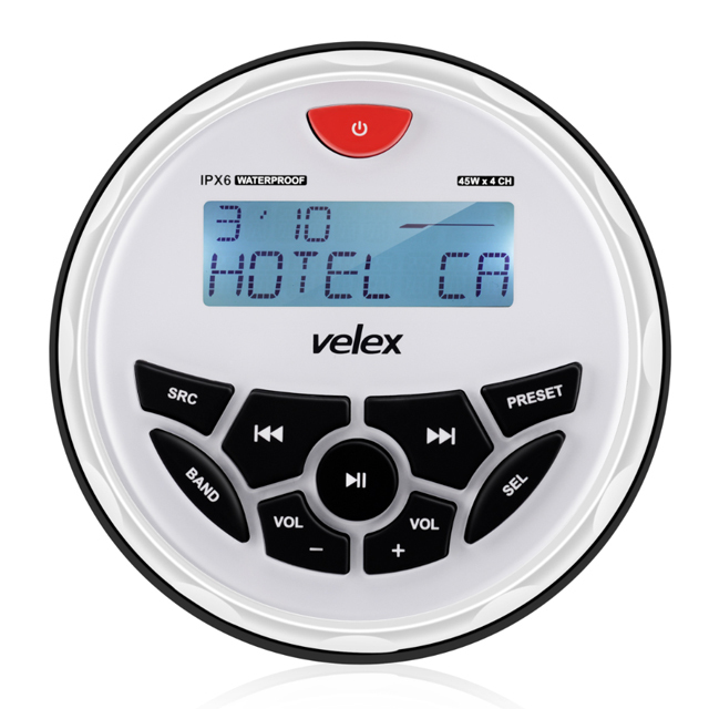 新品即決 ☆国内在庫☆送料無料☆velex 防水オーディオ mp3 USB 180W アクセサリー