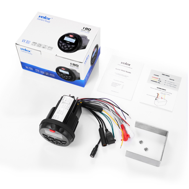 送料無料 通販 防水オーディオ ☆国内在庫☆送料無料☆velex mp3 180W USB アクセサリー