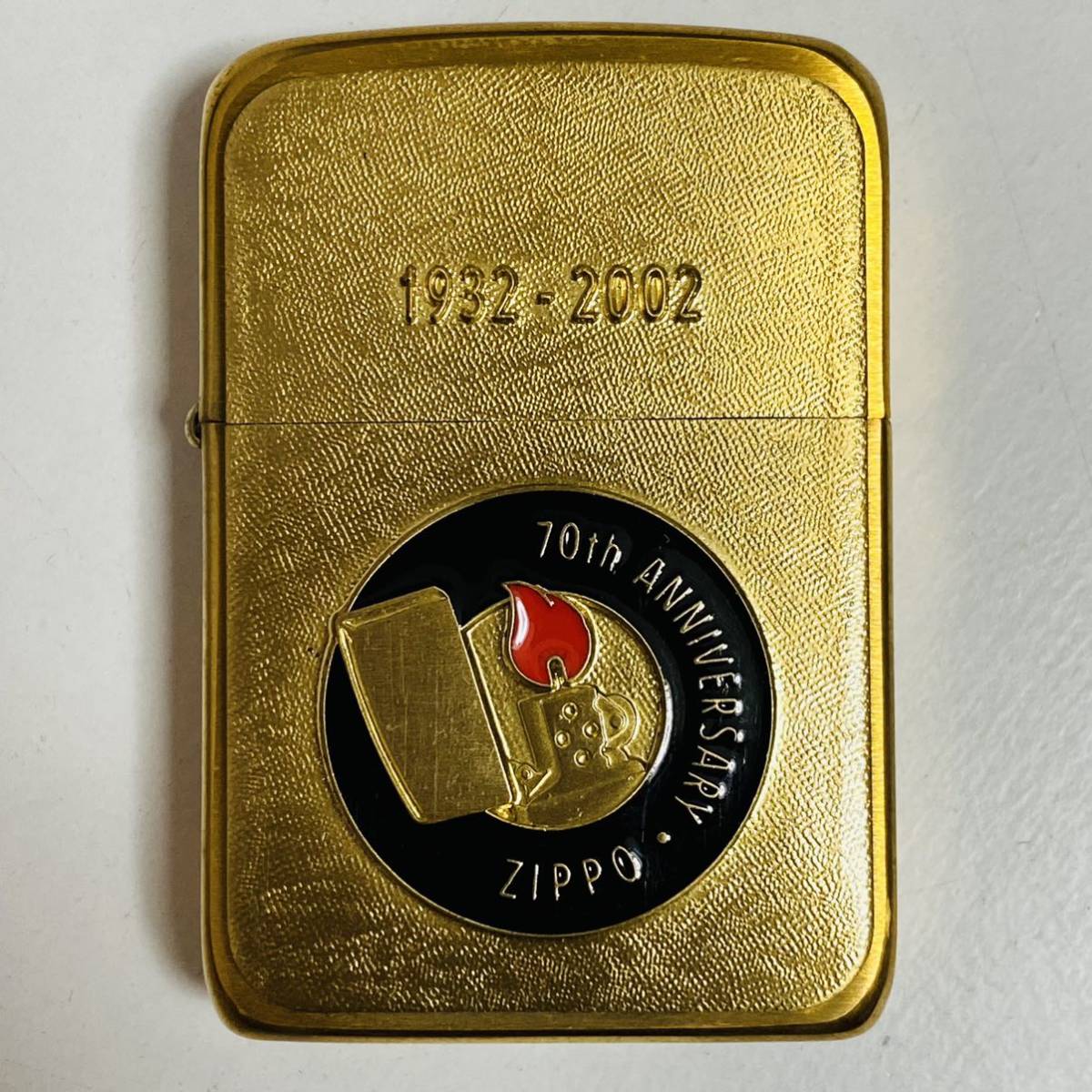 【中古品】Zippo ジッポー Friends For A Lifetime 1932-2002 70th Anniversary 70周年 2002年 ライター_画像3