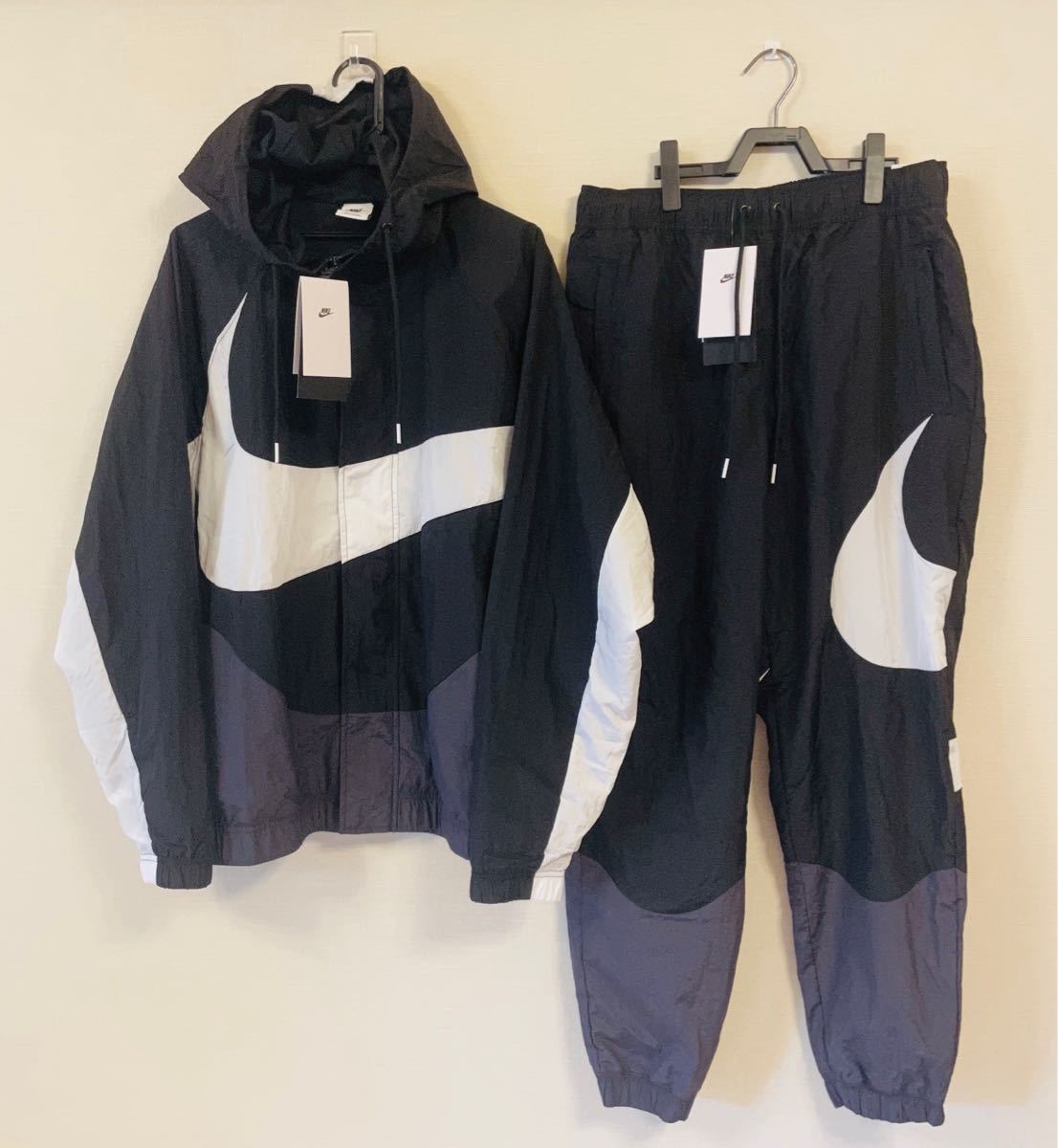 ナイキ NIKE ビッグ スウッシュ ウーブン上下 セット XL 希少 ナイキ NIKE ビッグ スウッシュ ウーブン上下 セット XL 希少