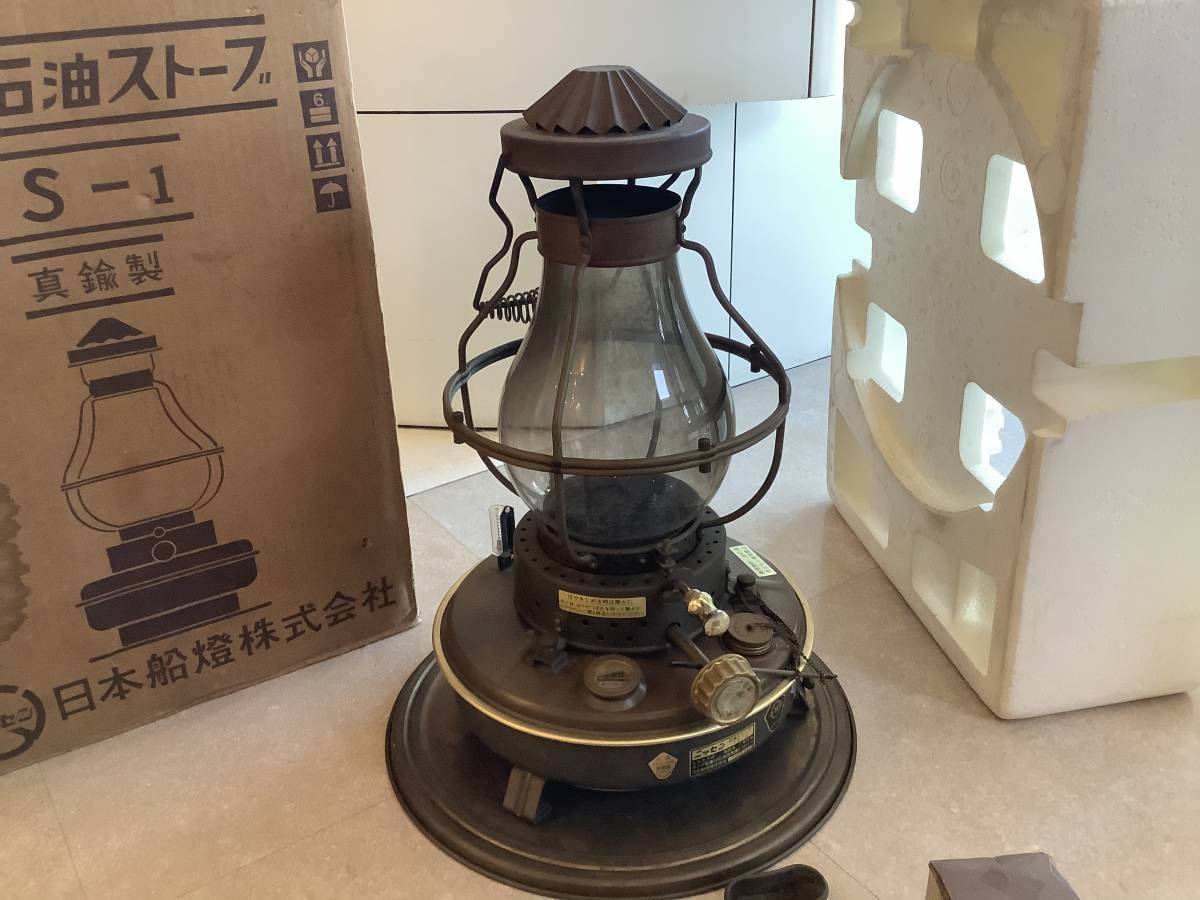 オンライン店舗 昭和レトロ 日本船燈 SS-6型 石油ストーブ 芯上下確認