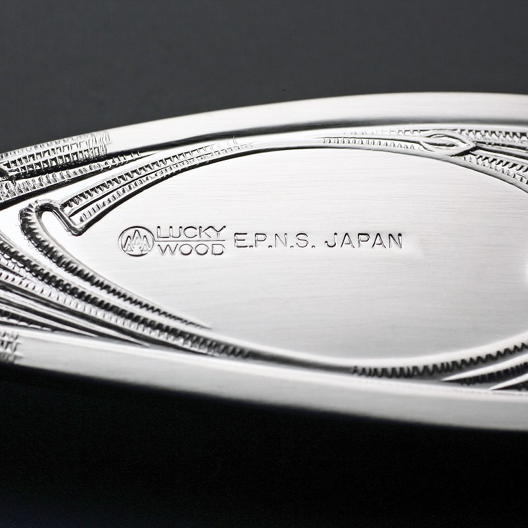 ☆ラッキーウッドパリシリーズ洋白銀器デザートナイフ・フォーク ☆ラッキーウッドパリシリーズ洋白銀器デザートナイフ・フォーク