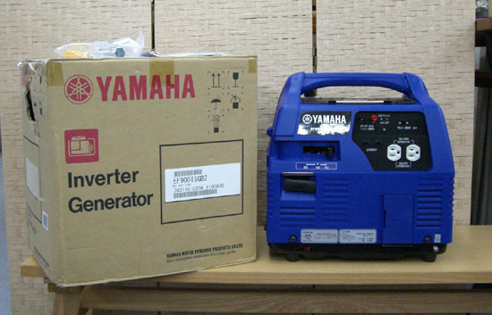 美品 YAMAHA 発電機 EF900ISGB2 カセットボンベ型 0.9kVA 精密機器対応 並列可 ヤマハ アウトドア 緊急 防災 札幌 手稲