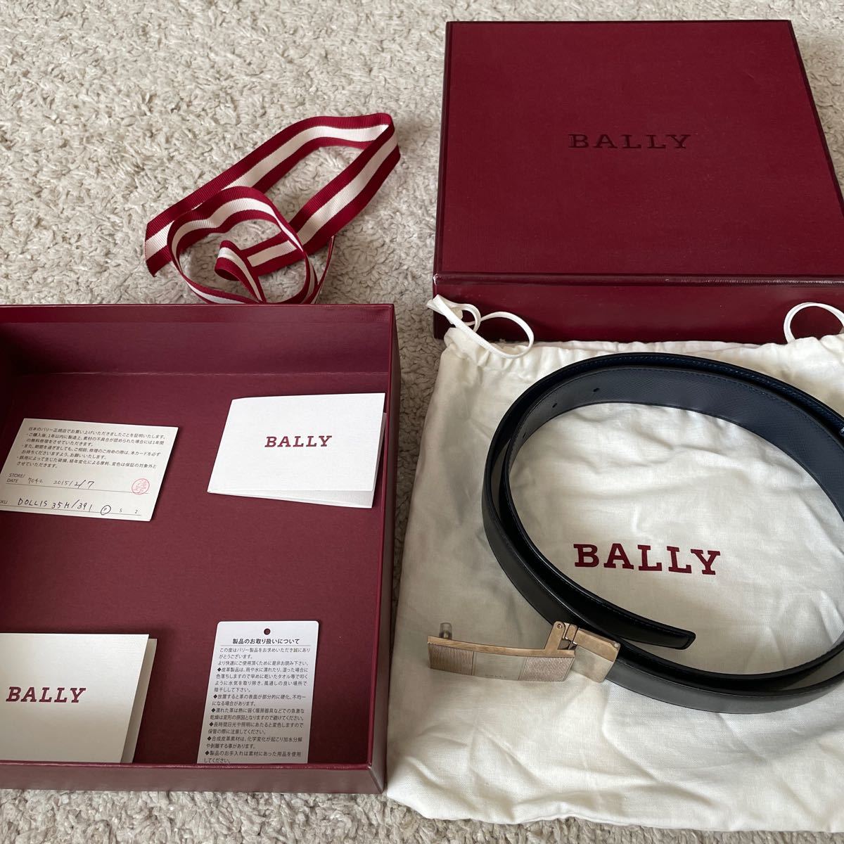 BALLY バリー ベルト 新品 メンズファッション 財布、帽子