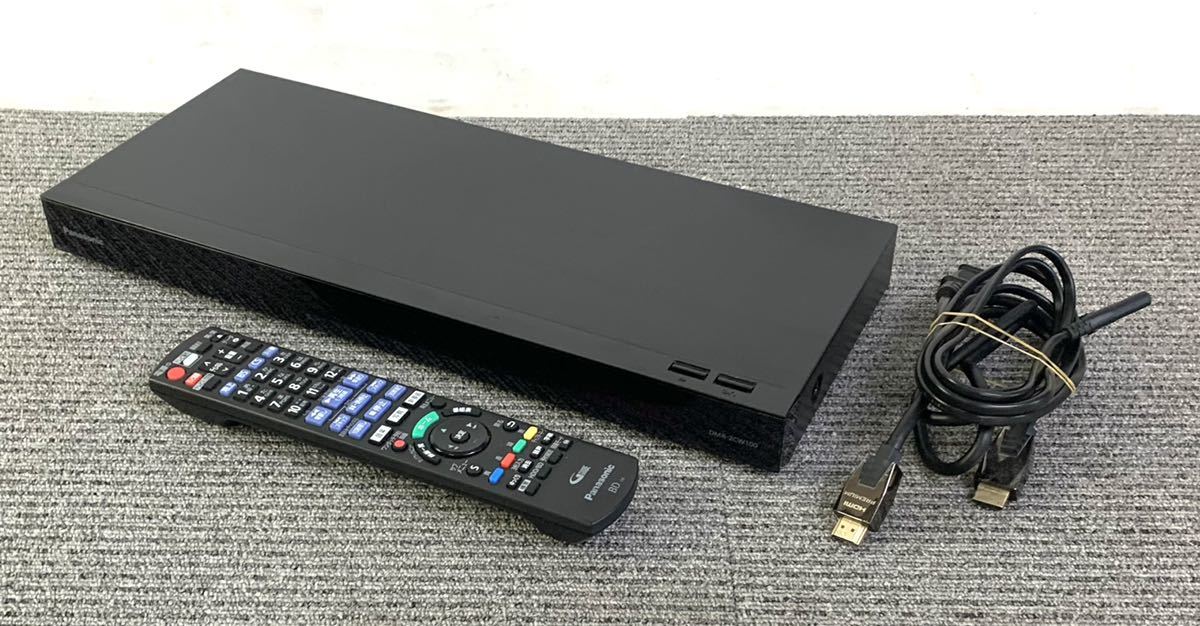 ○Panasonic ブルーレイレコーダー DMR-2CW100 2020年製 リモコン付き