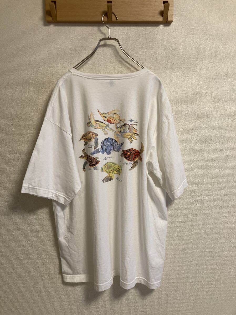 豪華 極美品 パタゴニア スナップT ゼンタートルビッグTシャツ 90s 80s 白タグ USA 半袖Tシャツ 亀 シータートル 半袖Tシャツ
