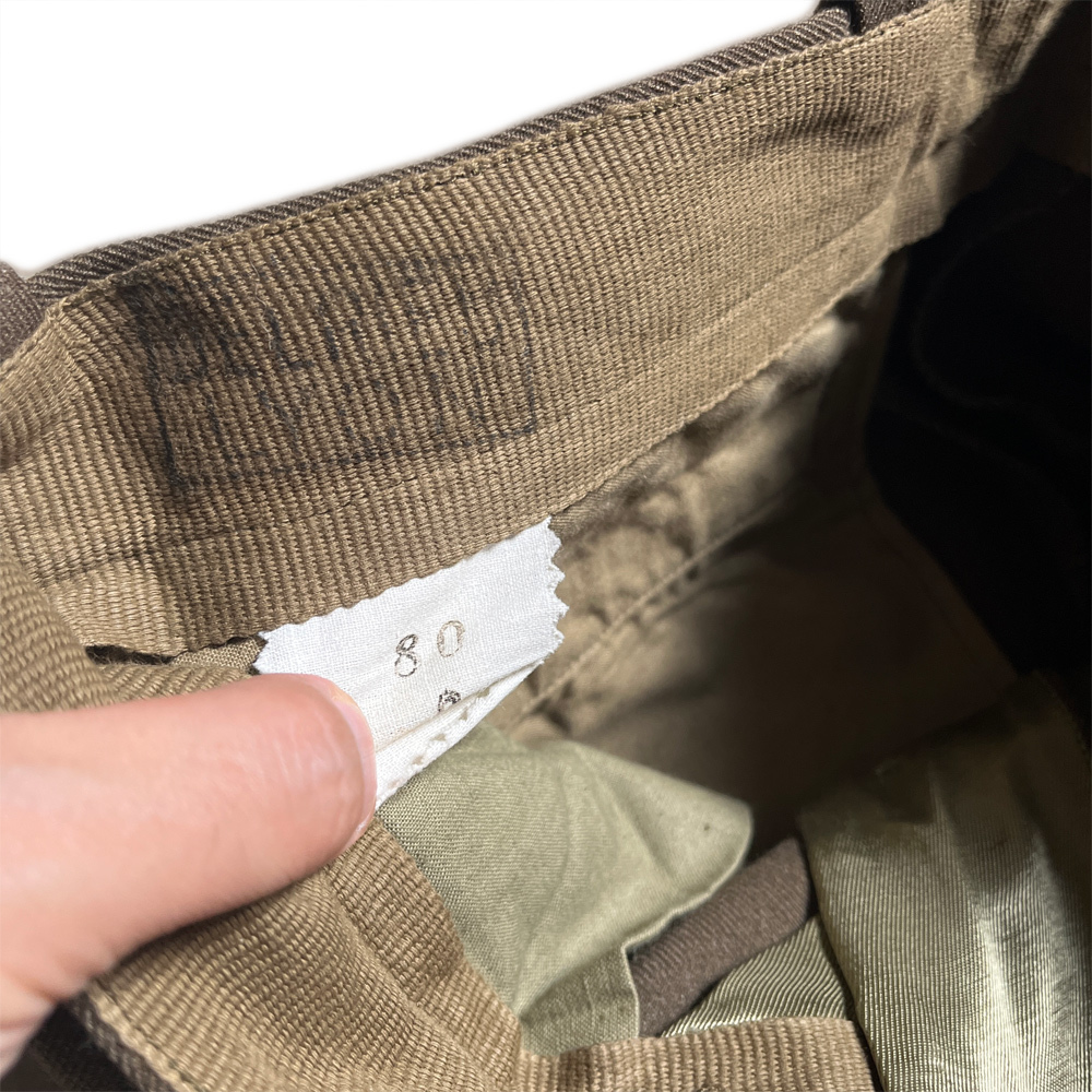 NOS! 50's フランス軍 ウール ギャバジン パンツ m52 m-52 french army wool trousers pants フレンチアーミー デッドストック dead stock_画像5