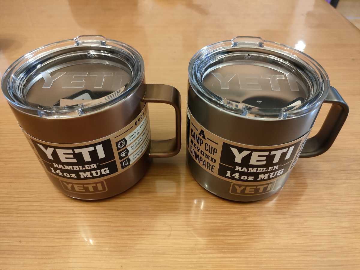 【2個セット　送料無料　未使用】YETI イエティ Rambler 14 oz Mug_画像1