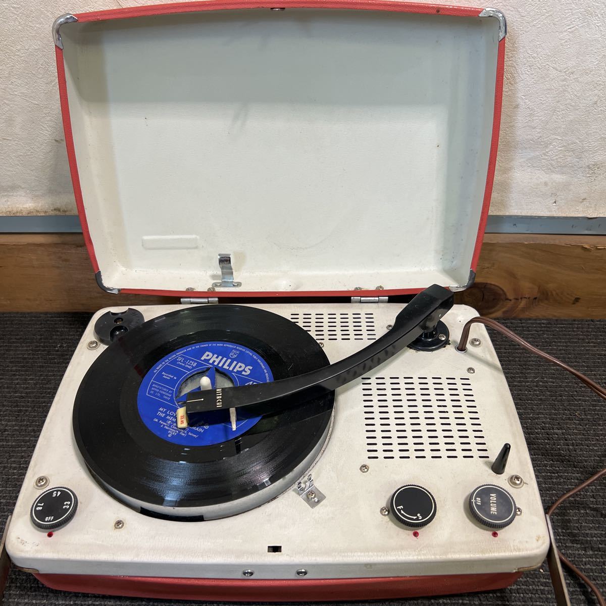 お得低価 ヤフオク! - <120m1060> HITACHI レコードプレイヤー Lo-D