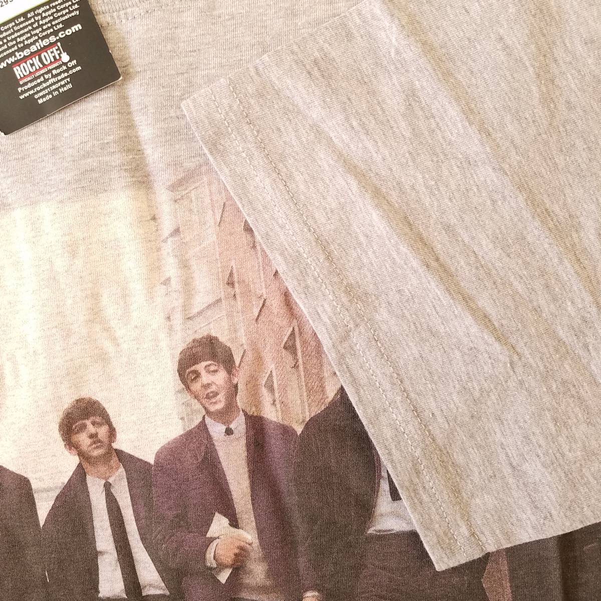 魅惑のバンドT特集! 未使用『THE BEATLES(ザ・ビートルズ) / On Air-Live at the BBC Vol.2』半袖Tシャツ 2013年コピーライト グレー S_画像8