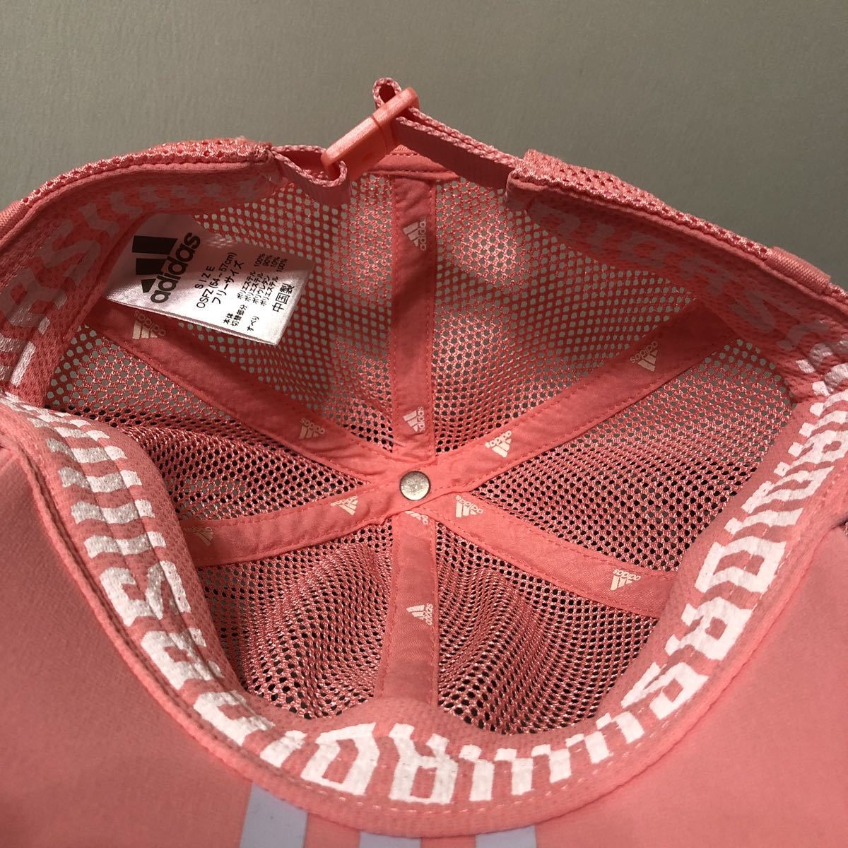  Adidas сетчатая кепка розовый 54~57cm GNS12-FK0887 навес бег колпак 