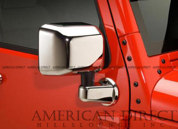 [ внутренний дилер соответствует / камера дыра иметь ]07-18y Jeep Wrangler JK Unlimited хром боковой корпус зеркала двери свет 2 двери 4 двери 