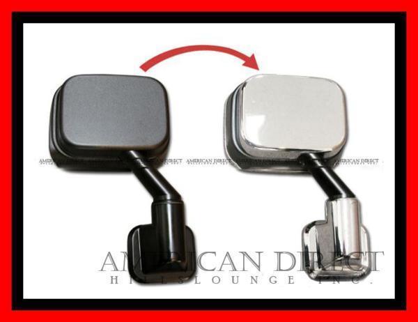 [ immediate payment stock / chrome /8 piece set ]03-05y Hummer H2 door mirror cover front side mirror cover previous term model H2 both sides tape attaching super-discount left right 