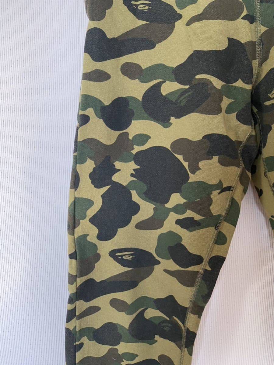 1回着美品 A Bathing Ape アベイシングエイプ CAMO SWEAT PANTS 