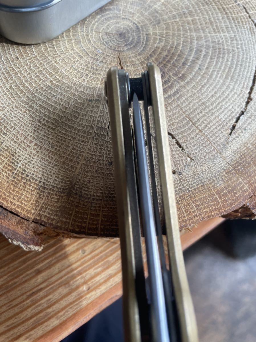 生産終了Stonewashed Brass KeyBar JR +専用クリップ+専用Tanto 生産終了Stonewashed Brass KeyBar JR +専用クリップ+専用Tanto