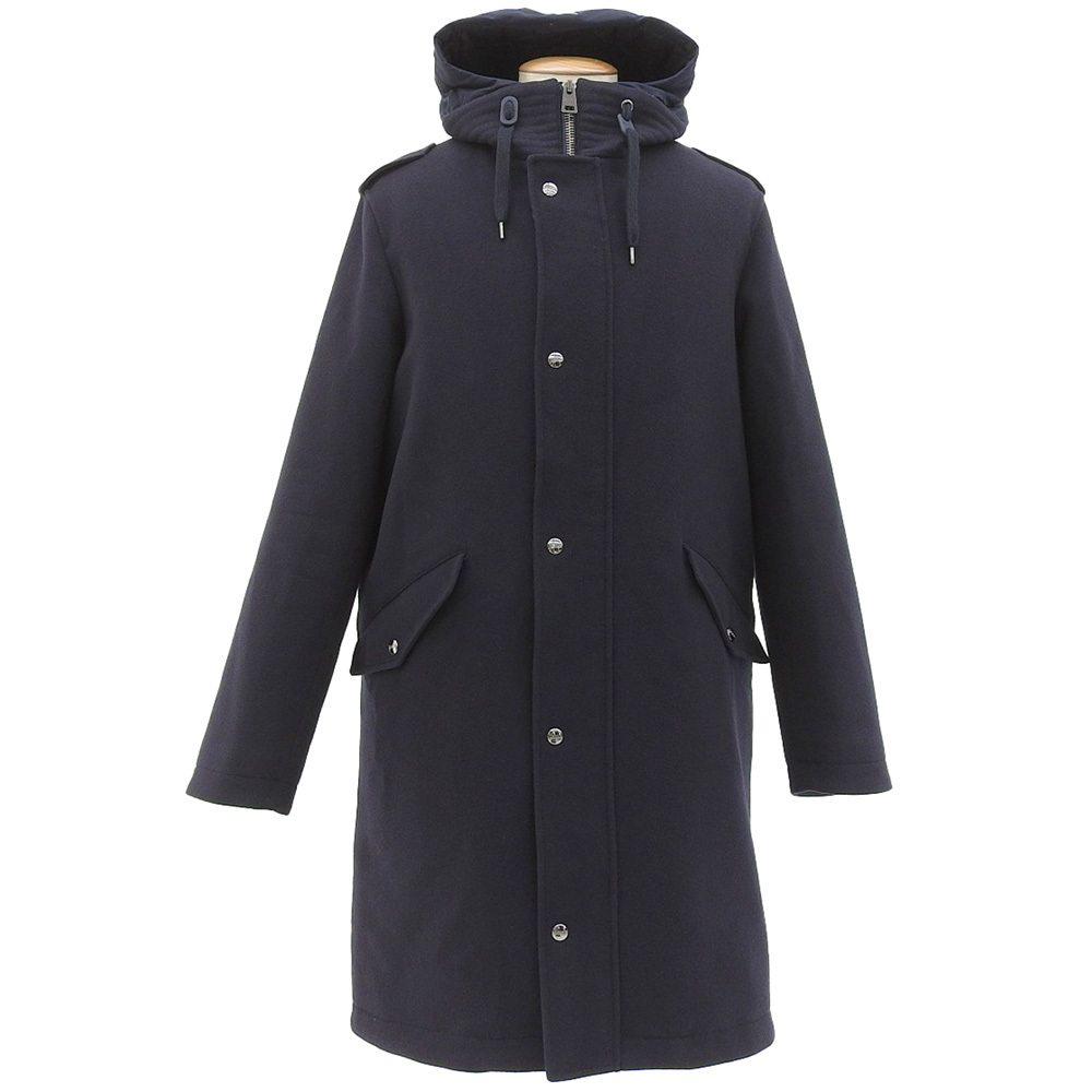 ユウ様専用 ヘルノ HERNO コート メンズ フーデットウールコート NAVY