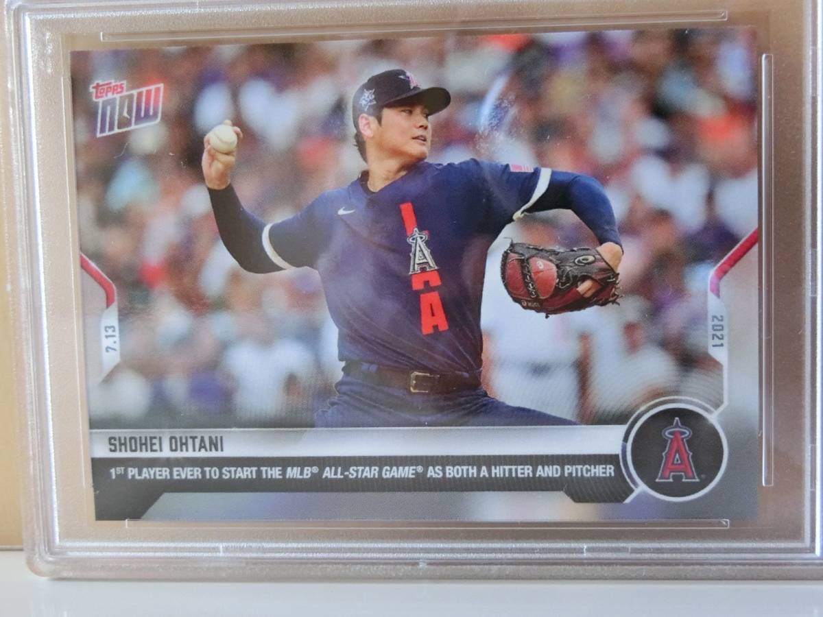 購入 PSA9 2021 大谷翔平 Topps NOW #508 オールスターゲーム