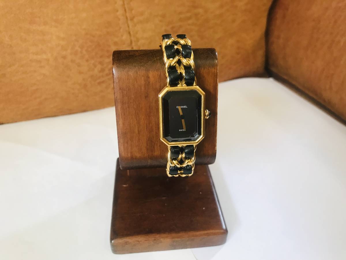 メール便可 2セットまで ”良品”CHANEL シャネル プルミエール Mサイズ