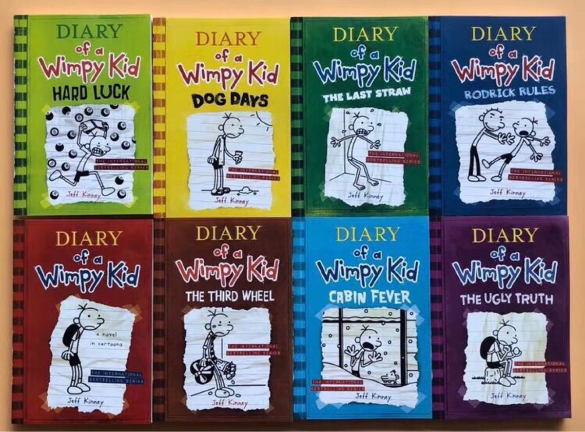 Diary of a Wimpy Kid グレッグのダメ日記 14冊+番外編2冊 英語絵本コメディ 洋書多読｜PayPayフリマ