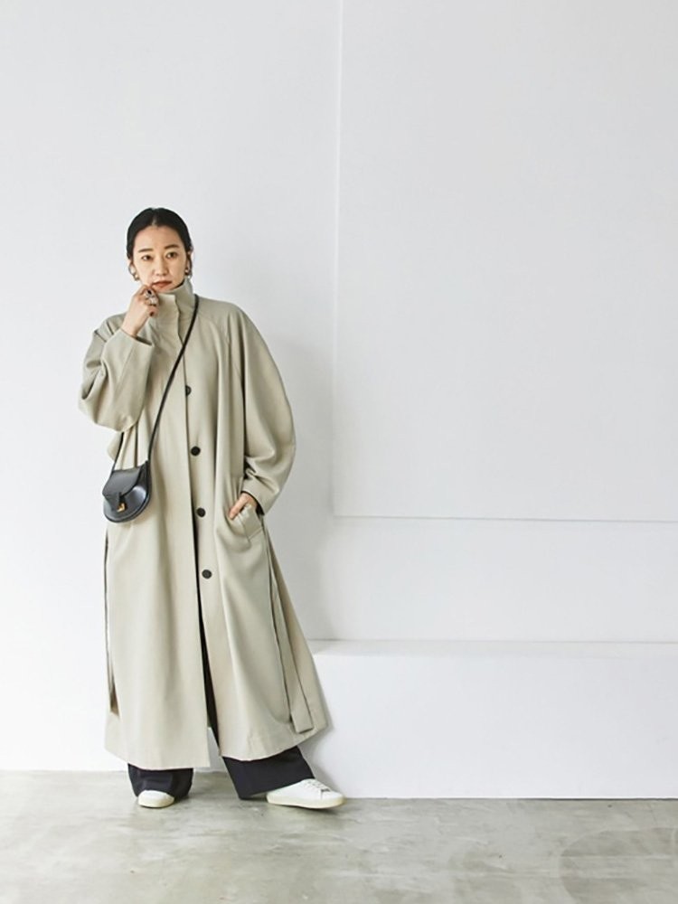 todayful Standcollar Trench Coat-