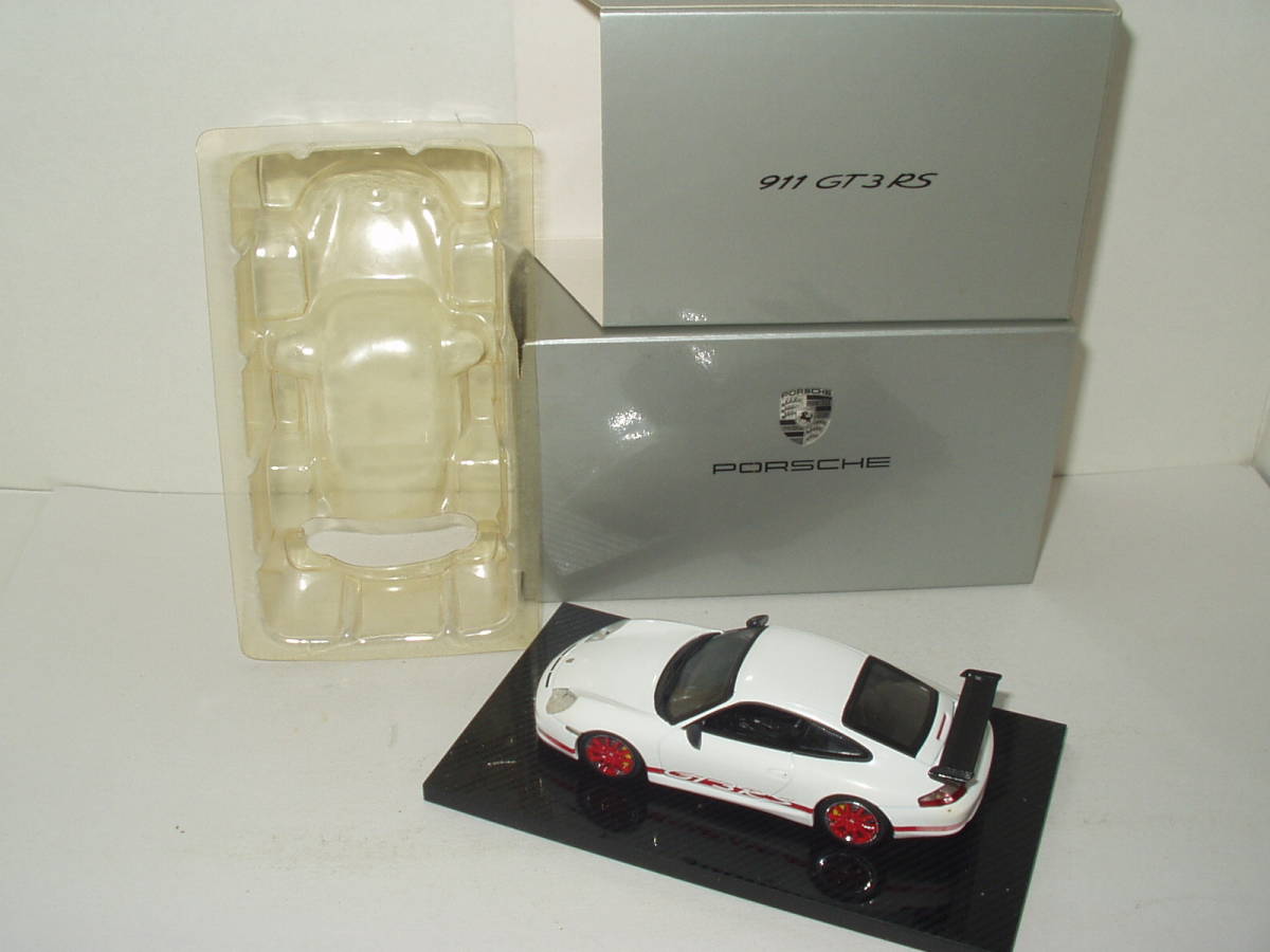 PMA Porsche 911 GT3 RS / 特注箱ミニチャンプス ポルシェ 911 GT3 RS ( 1:43 ) レッドストライプ_画像4