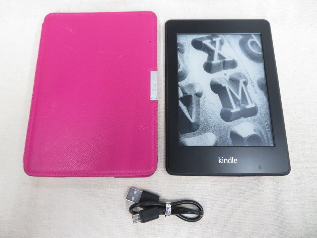 10A009EZ*Amazon Kindle Paperwhite E-reader no. 5 generation EY21 2GB case attaching advertisement none * secondhand goods 