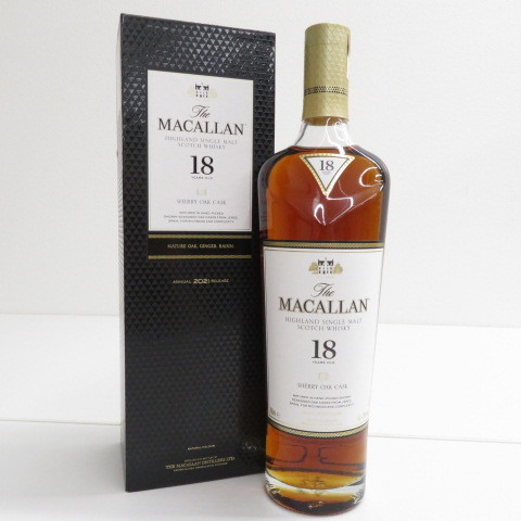 注目・1円~】The MACALLAN ザ・マッカラン 18年 20201シェリーオーク ...