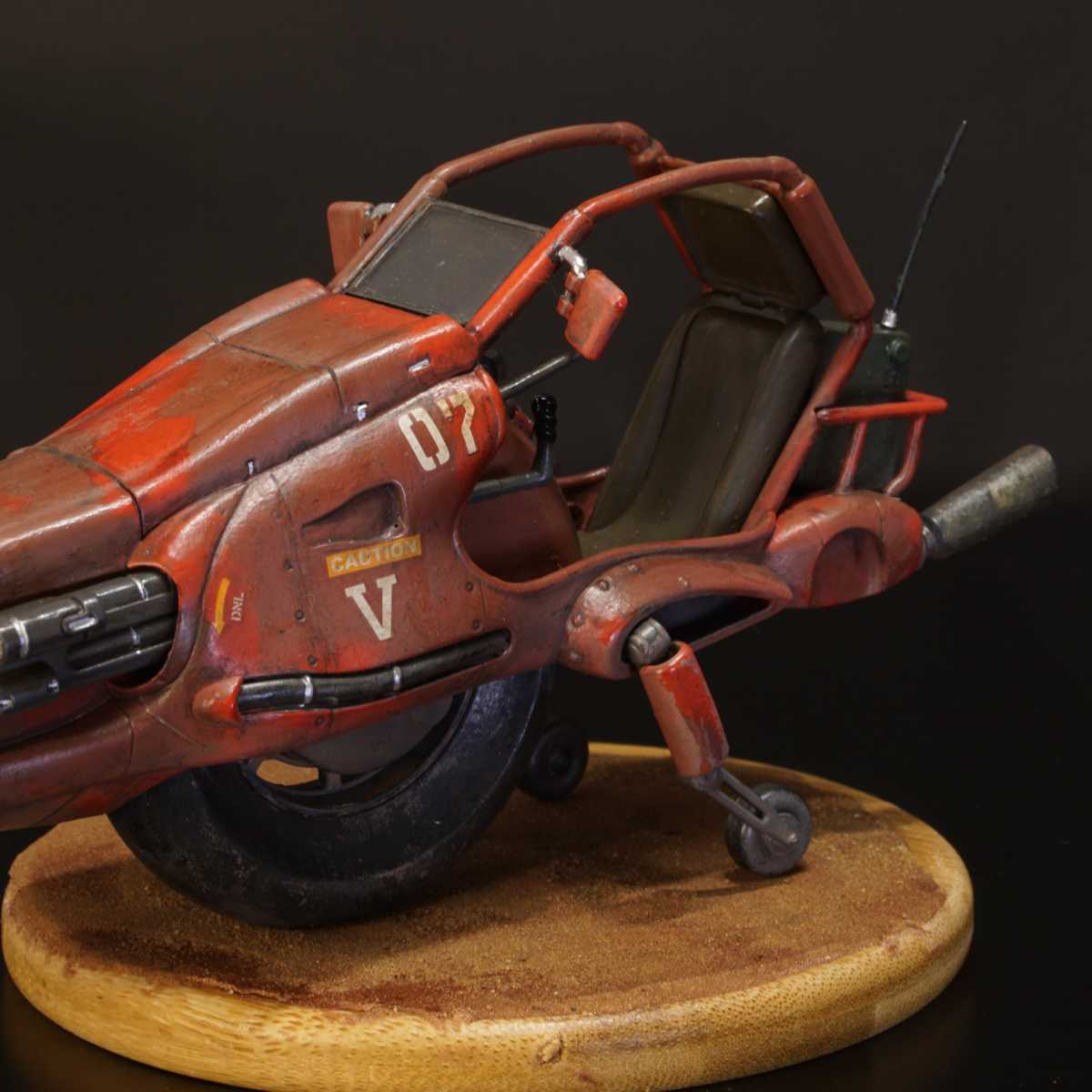 塗装済完成品】ヴイナス戦記 モノバイク ハウンド 1/20 wave 塗装済完成品】ヴイナス戦記 モノバイク ハウンド 1/20 wave