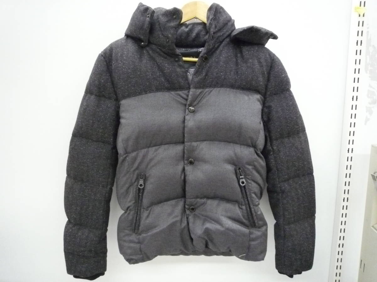 Ua6090-169♪【100】1 PiU 1yguale3 × DUVETICA HOODED DOWN JACKET フードダウンジャケット 01935740 IVサイズ_画像1