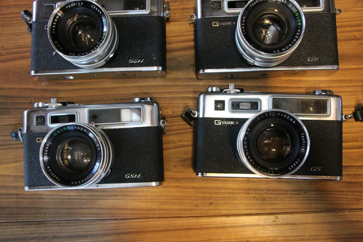 ヤシカ YASHICA ELECTRO 35 GS×3個 GSN×2個 ジャンクまとめ たくさん まとめ セット 複数台 大量 いっぱい お得＃5(2)の画像3