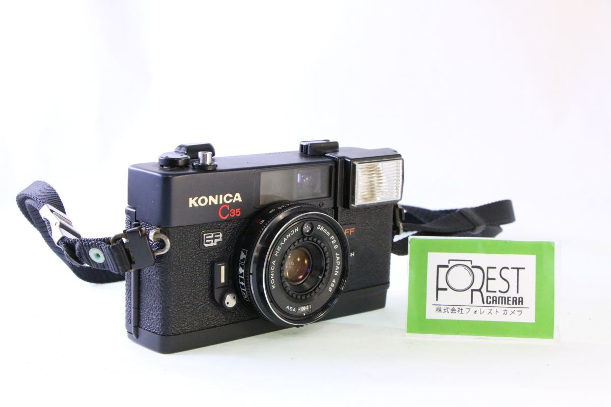 【動作保証・点検済】良品■KONICA C35 EF 1692692 ■シャッター・露出計・フラッシュ完動■1550_画像1