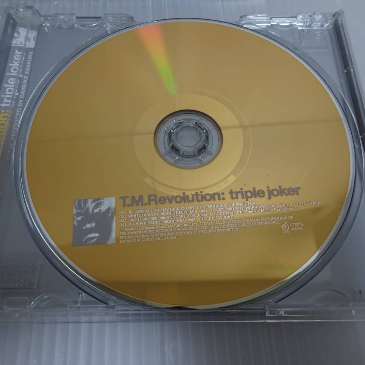 未使用に近い T.M.Revolution triple joker CD_画像5