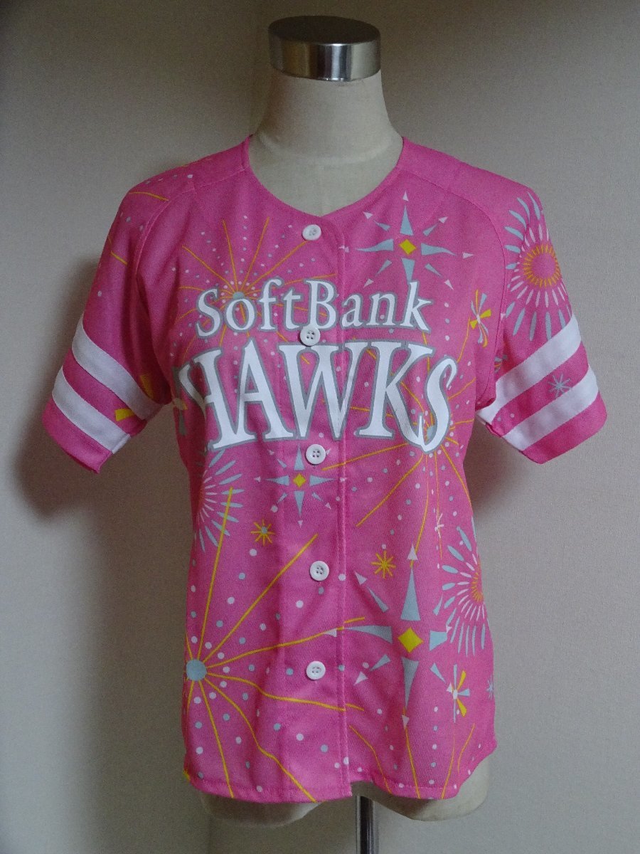 美品 ソフトバンクホークス SoftBank HAWKS 鷹ガール ユニフォーム M_画像1