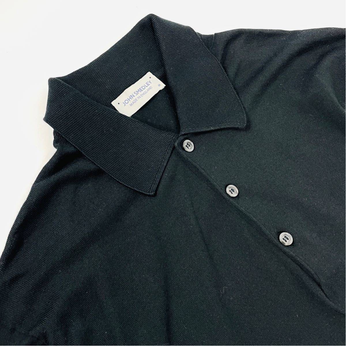 極美品】JOHN SMEDLEY ジョンスメドレー ISIS コットン 半袖 sea