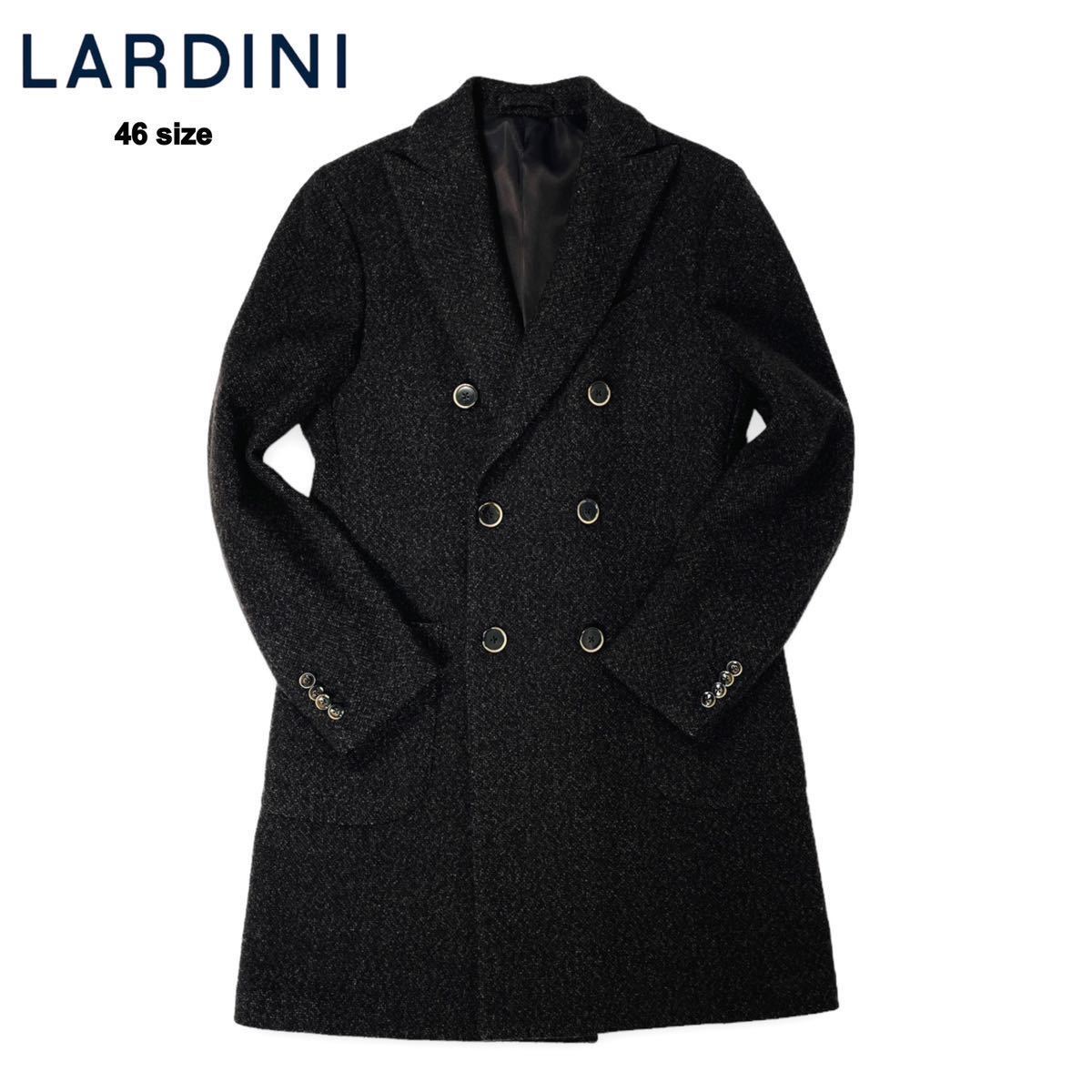 美品】LARDINI ラルディーニ ダブル チェスターコート ウール 4つ