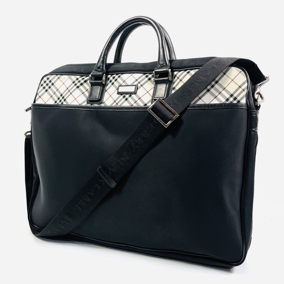 BURBERRY BLACK LABEL バーバリー ビジネスバッグノバチェック-