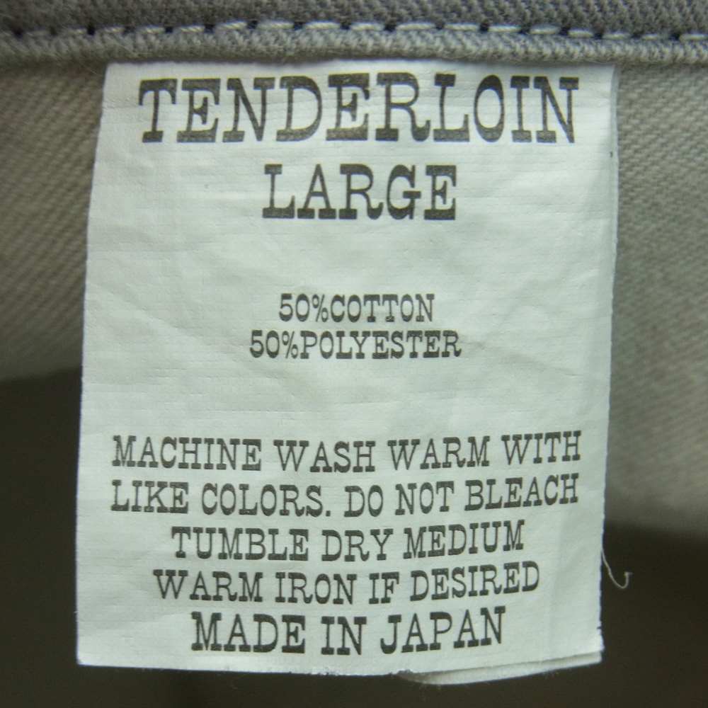 TENDERLOIN テンダーロイン T-BDP SHORT ショート ハーフ パンツ ショーツ 日本製 ブラック系【中古】 【即決】_画像4