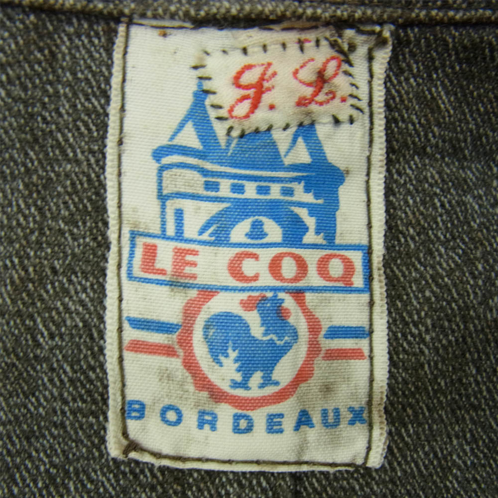 予約販売 ビンテージ ワークジャケット LE COQ BORDEAU