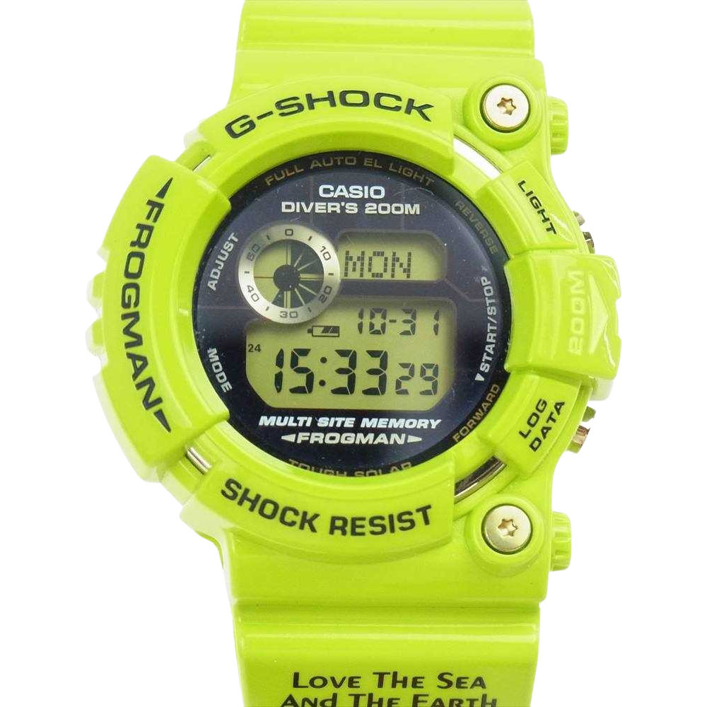 大人気新作 カシオ G-SHOCK フロッグマン(GW200F GW-200F 3JR) 雨蛙