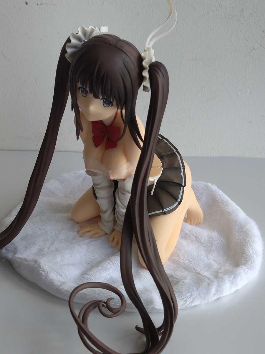 四つん這い　制服 BINDing ネイティブ 穴山芽衣 1/4スケール完成品フィギュア ペットのM嬢 四つん